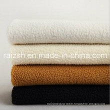 Lamb Plush Fabrics Dyed Polyester Clothing Shoes Lining Fabric